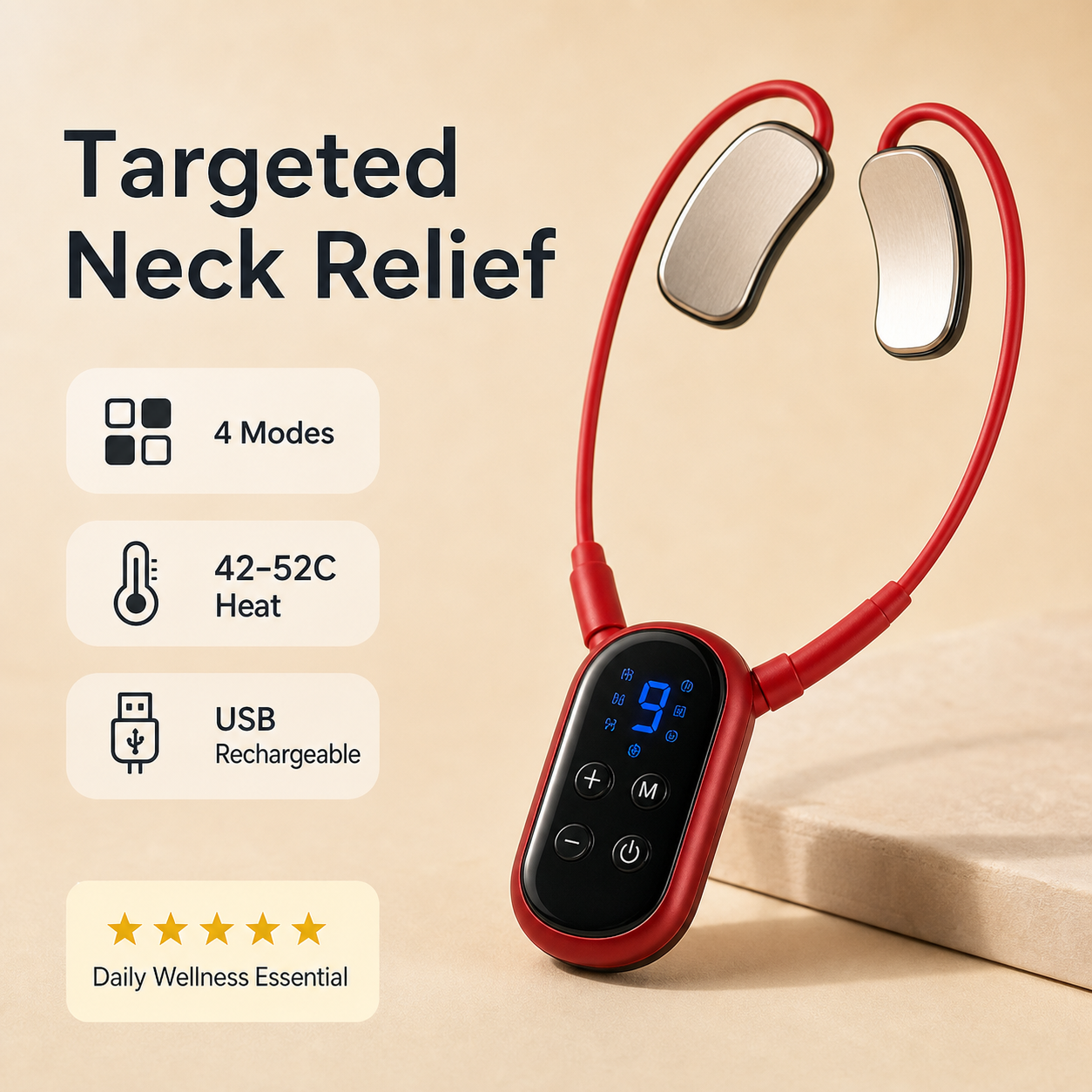 Targeted Neck Relief Massager