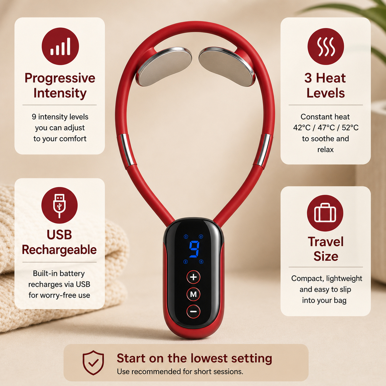 Targeted Neck Relief Massager